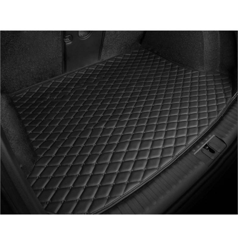 Kofferraummatte Für Citroen DS4 2010 2011 2012 2013 2014 2015 Auto Kofferraum Matte wasserdichte Tablett Teppich Schlamm Tank Organizer Matten Kofferraum Schutzmatte(Black Black) von XIAOYANS