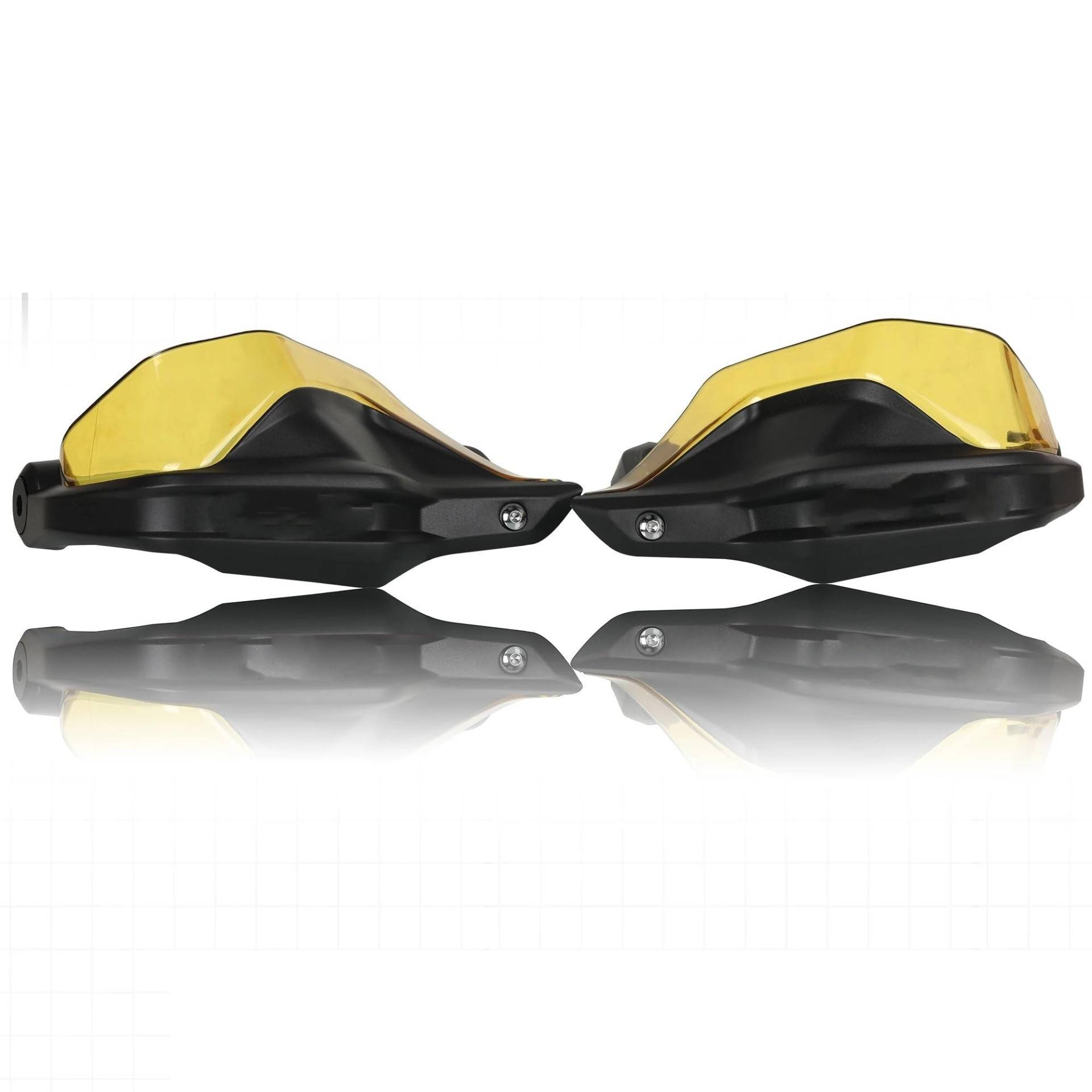 Lenker Handprotektoren Für Longjia Für XDV250si Für XDV300i Motorrad Handprotektoren Handschutz Handprotektoren Windschutzscheibe Mit Montage Bracke Motorrad Lenker Handschutz(Yellow 1set) von XIAOYANS