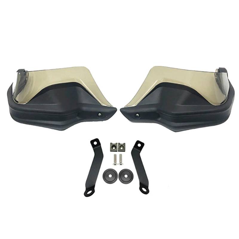 Lenker Handprotektoren Für NC750X Für DCT Für NC750S Für NC700X 2013-2023 Motorrad Carbon Handprotektoren Schild Wachen Windschutzscheibe Hand Wind Schutz Motorrad Lenker Handschutz(Black Green Set) von XIAOYANS