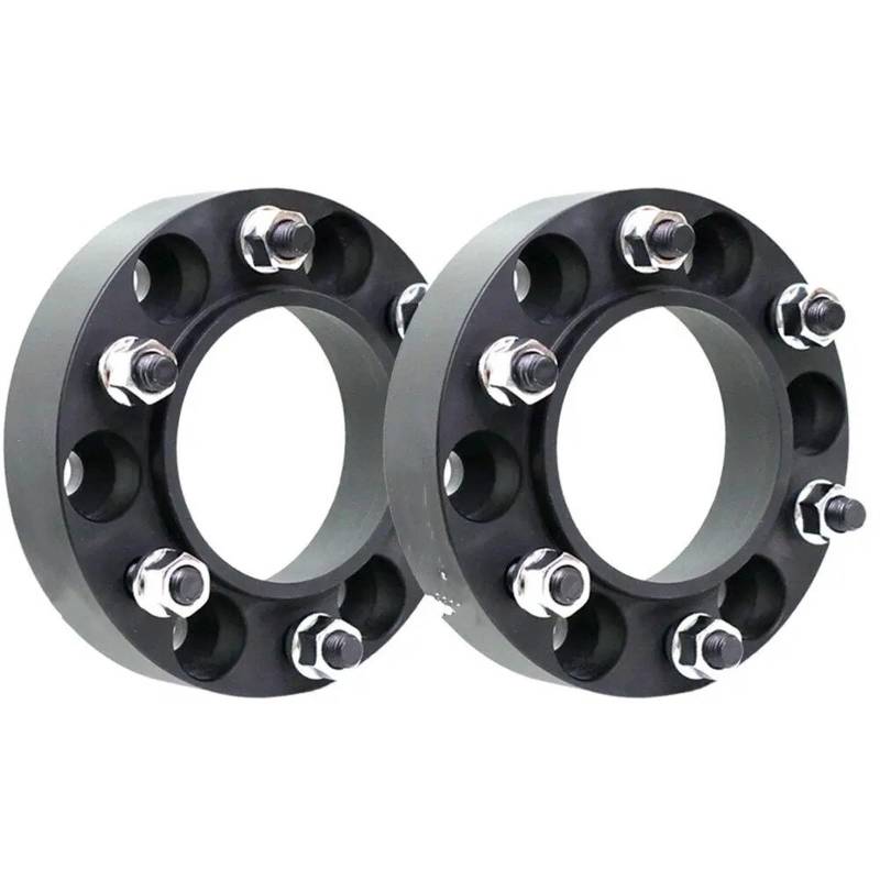 Spurverbreiterung Für Mazda BT 50 M12x1.5 2 / 4Stück 30/35/38mm PCD 6x139.7 CB 931mm Spurverbreiterungen Adapter 6 Lug Anzug Autos Spurverbreiterunge(2 Black 30mm) von XIAOYANS