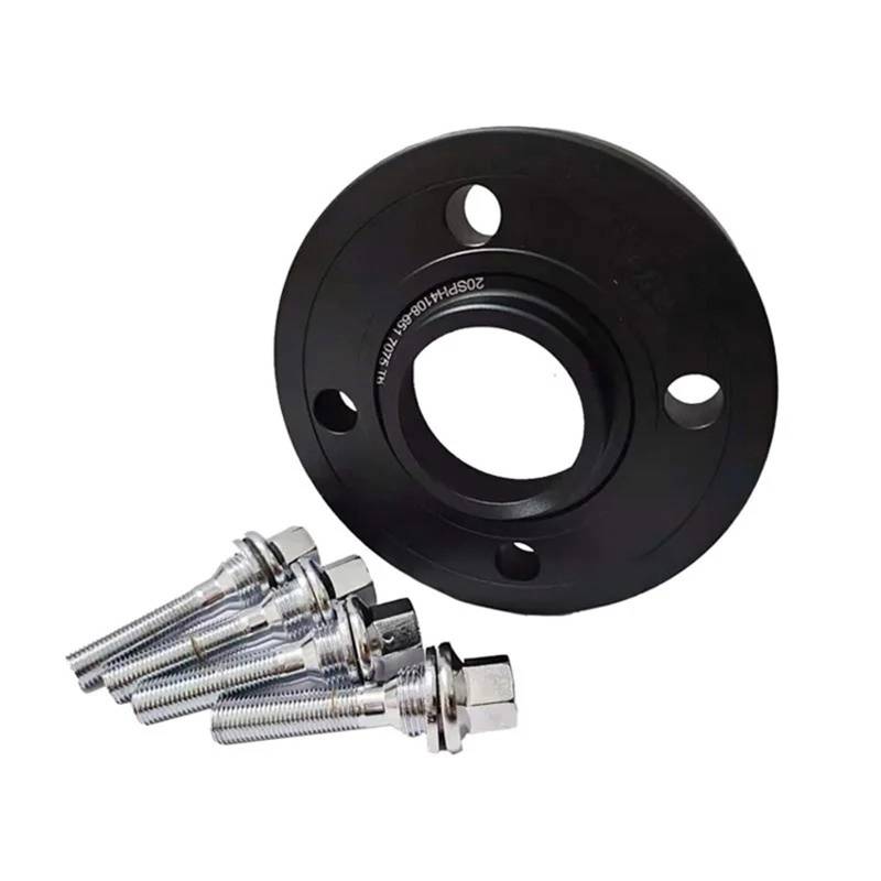 Spurverbreiterung Für Peugeot 206 106 307 308 2008 3008 408 406 207 208 301 1007 306 Auto Separadores Rad Spacer Anzug 15mm 20mm Kit 4x108 CB: 651 Autos Spurverbreiterunge(1PCS 20mm) von XIAOYANS