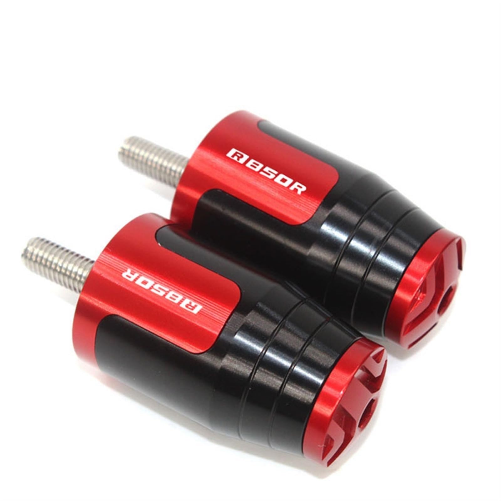 XIAOYANparts Für BMW R850R R 850 R R850 R 1994-2002 2023 Motorrad Lenkergriffe End Griff Bar Kappe End Stecker(ROT) von XIAOYANparts