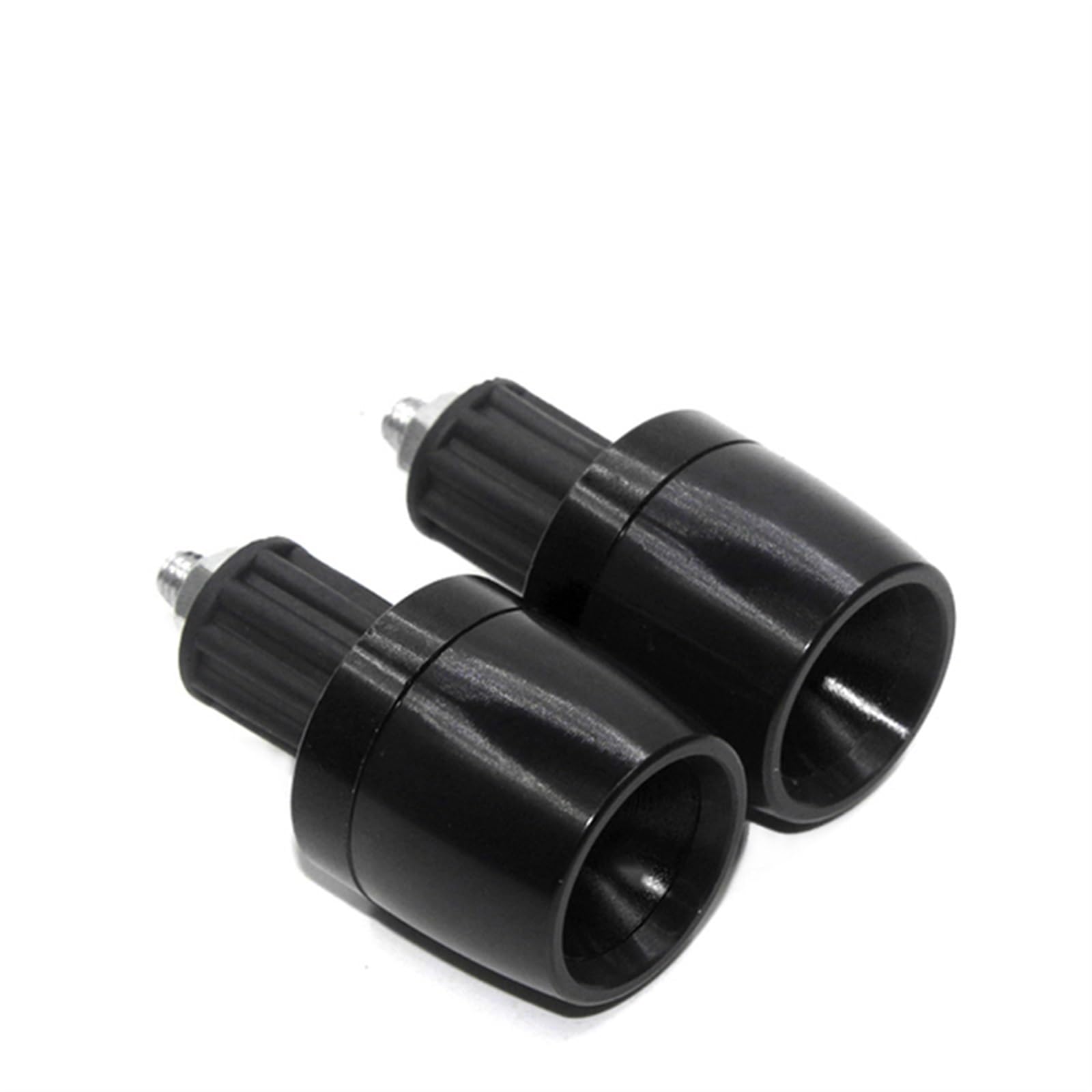 XIAOYANparts Für Honda CB650F 7/8 "22mm Motorrad Zubehör CNC Lenker Enden Stecker Slider Lenker End Griffe Kappe(Black No Logo) von XIAOYANparts