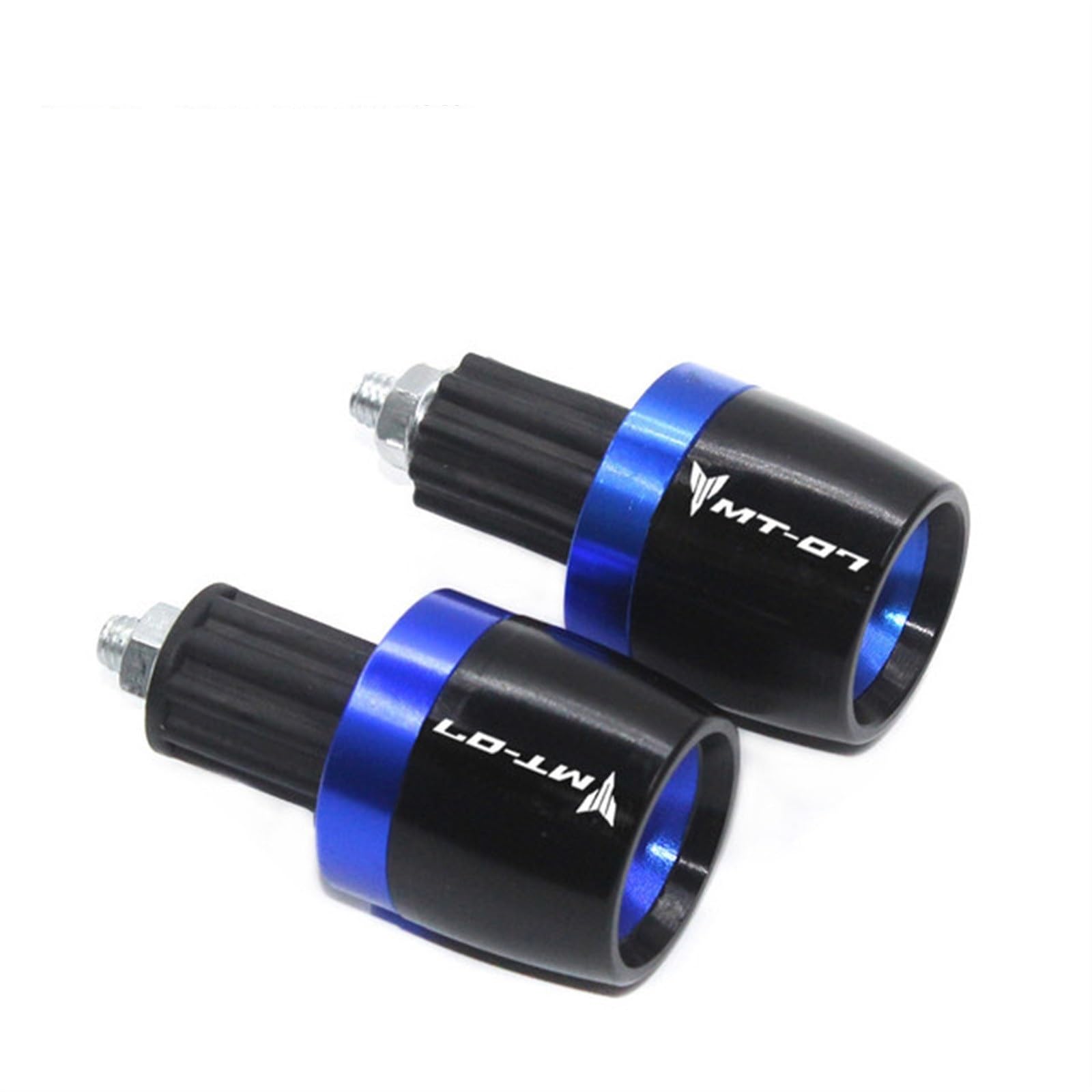 XIAOYANparts Für Yamaha MT07 MT 07 MT-07 2023 Motorrad Lenker Griffe Enden Kappe Grip End Stopfen(A-Blue) von XIAOYANparts