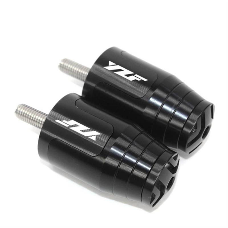 XIAOYANparts Für Yamaha YZF R1 YZF R6 YZFR6 YZF R125 YZFR15 R25 YZF R3 YZF R25 Motorrad Lenkergriffe Kappe Endstopfen(Black-A) von XIAOYANparts