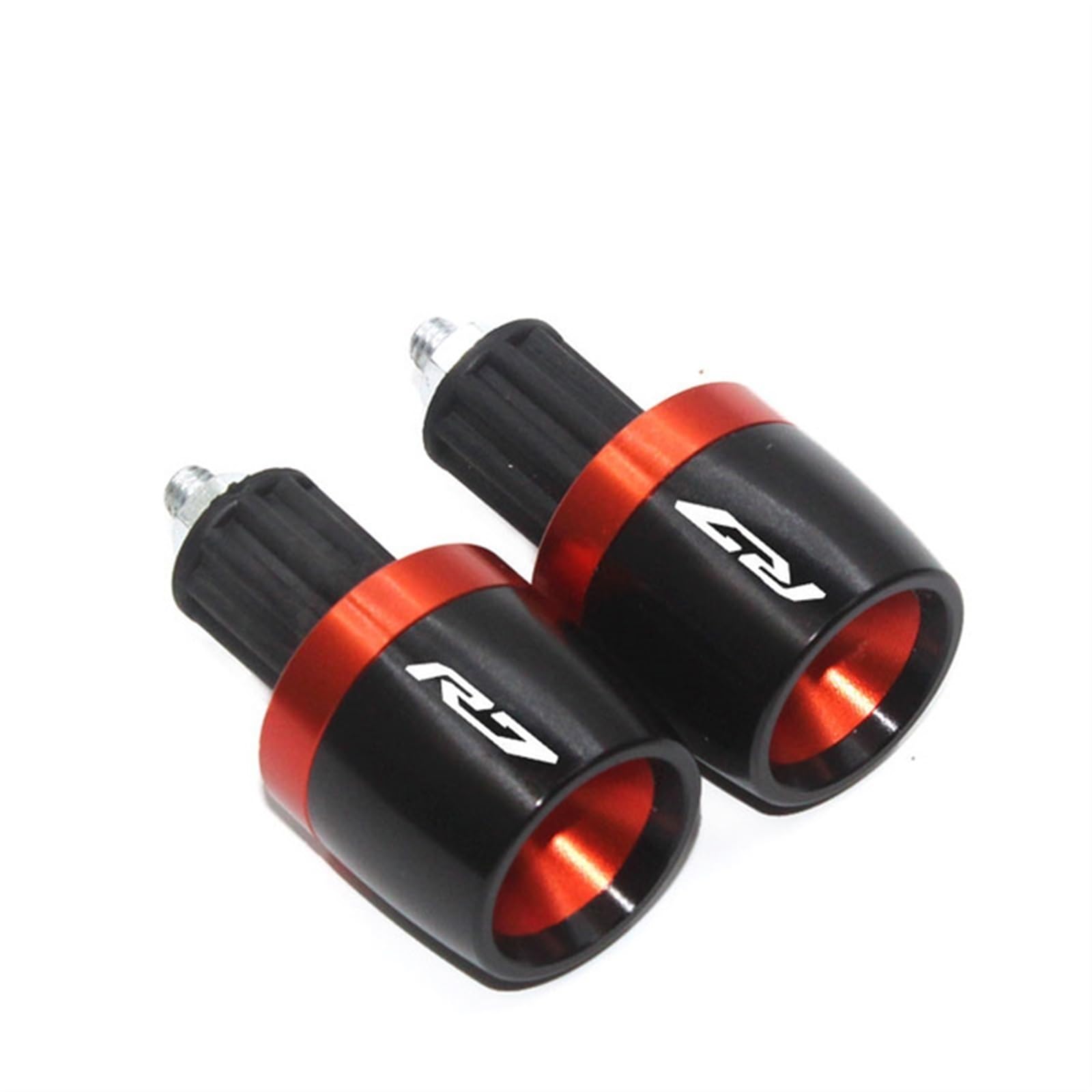 XIAOYANparts Für Yamaha YZF-R7 YZF R7 YZF-r7 Motorrad-Lenkergriffe Kappenstecker Handstangenende(ORANGE) von XIAOYANparts