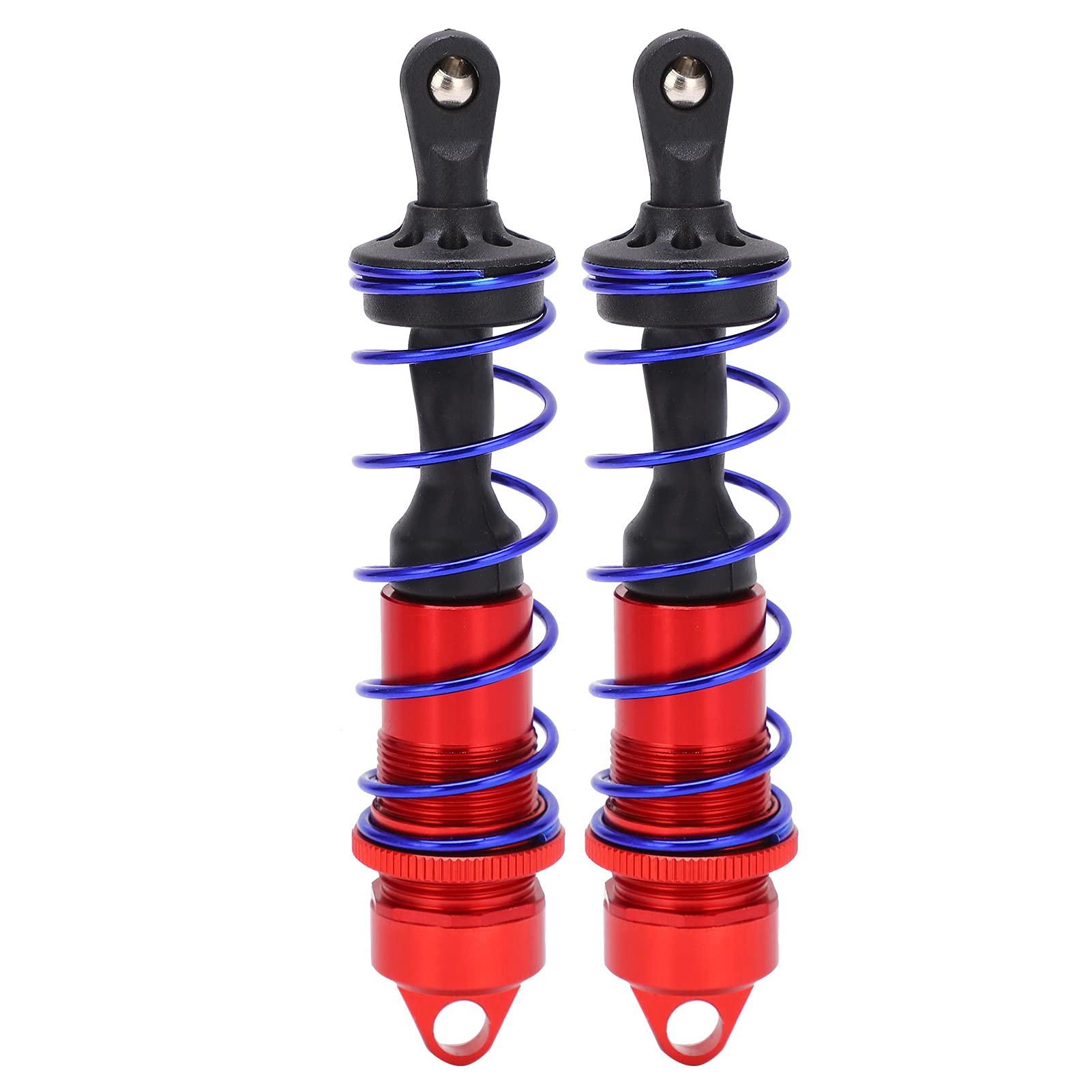 2pcs Stoßdämpfer Absorber gute Stoßdämpfung starke Suspension 1/8 RC Fernbedienungsauto (Rot) von XIASABA