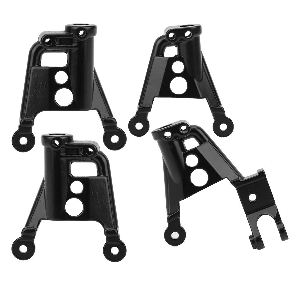 Aluminiumlegierungsschocktürme mit tollem Look coole schwarze für SCX10 II 90046 90047 1/10 RC Crawlers von XIASABA