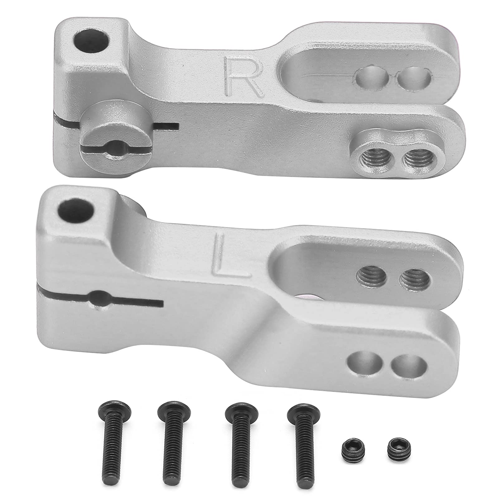 Antirollstangen Aluminiumlegierung vordere Stabilisatorschrauben 1/7 Fernbedienung Auto (Silber) von XIASABA