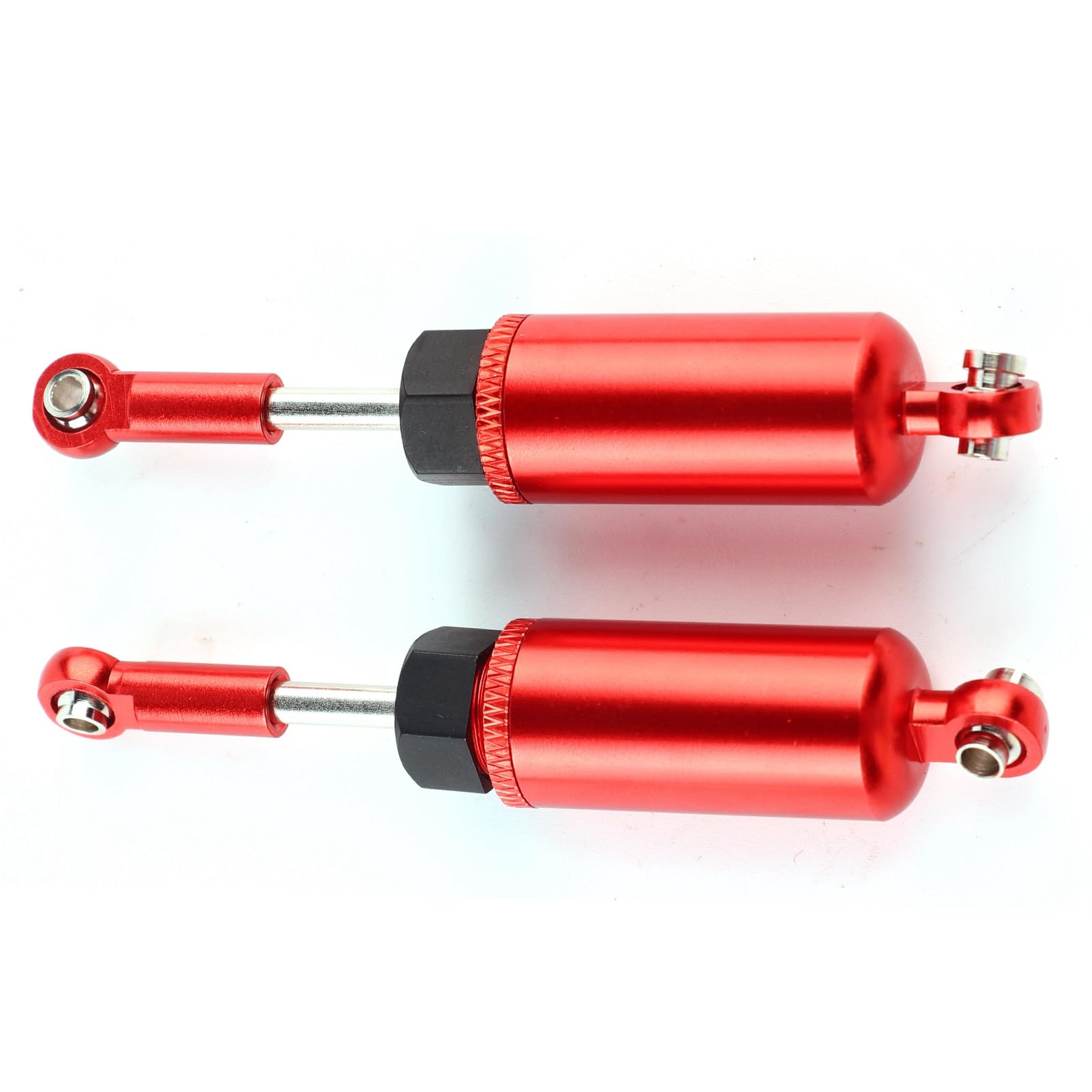 Metallschockdämpfer Upgrade Teile Erhöhen Sie die Stärke hohe Leistung für WPL C14 C24 1/16 RC -Auto (Rot) von XIASABA