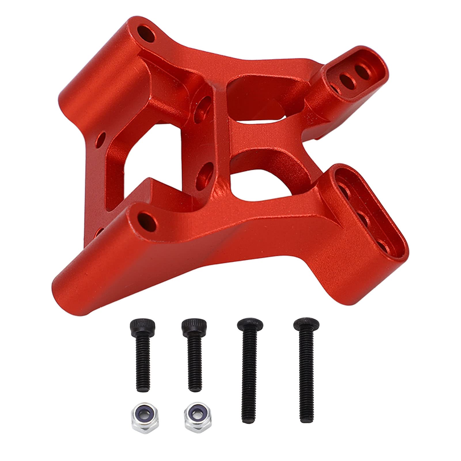 RC Front Shock Tower Aluminiumlegierung Dämpfer Schockdämpfer -Board verbessert die Leistung reibungsloser Antrieb für Losi Baja Rey RC -Autos (Rot) von XIASABA