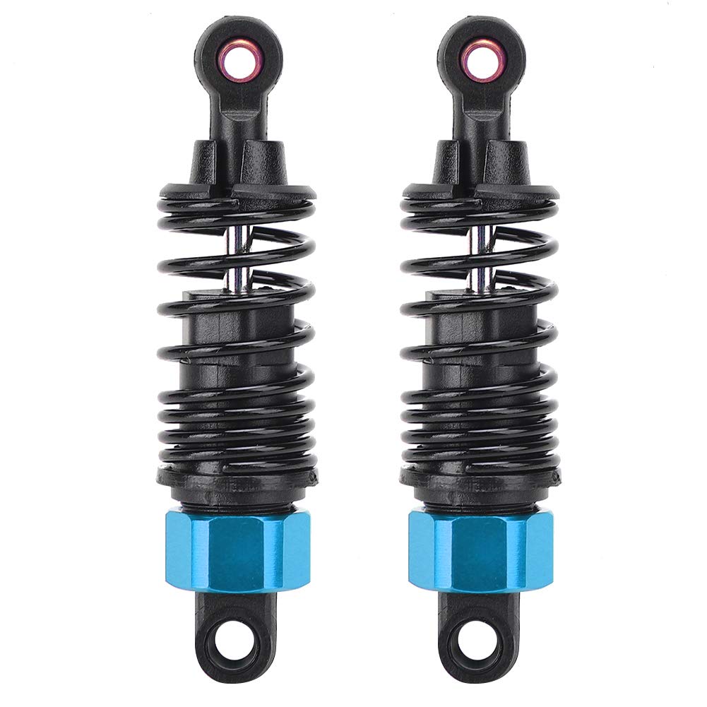 XIASABA 2PCS 2,4 -Zoll -Stoßdämpfer Federfedern für JLB/HSP/EM/DHK/HPI 1/10 RC -Autozubehör (Blau) von XIASABA