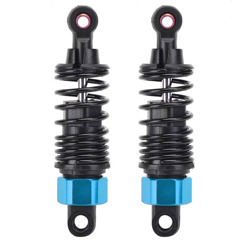 XIASABA 2PCS 2,4 -Zoll -Stoßdämpfer Federfedern für JLB/HSP/EM/DHK/HPI 1/10 RC -Autozubehör (Blau) von XIASABA