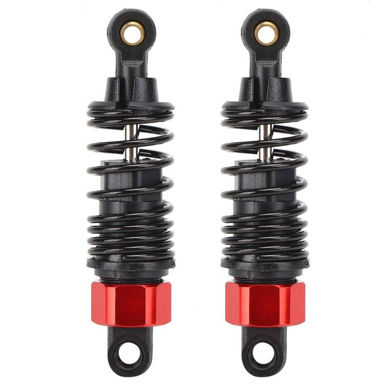 XIASABA 2PCS 2,4 -Zoll -Stoßdämpfer Federfedern für JLB/HSP/EM/DHK/HPI 1/10 RC -Autozubehör (Rot) von XIASABA