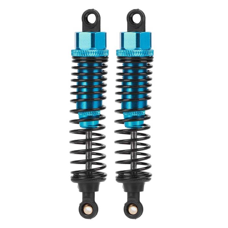 XIASABA 2PCS Metall Stoßdämpfer RC -Autoersatzteile Zubehör für 1:10 RC -Auto Blau geeignet (100MM) von XIASABA