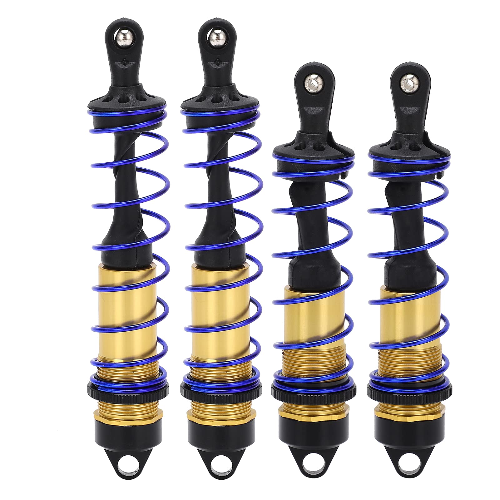 XIASABA 4PCS -Stoßdämpfer Absorber hohe Effizienz -Stoßdämpfung Starke Dämpfer Suspension für 1/8 RC -Fernbedienungsauto (Gold) von XIASABA