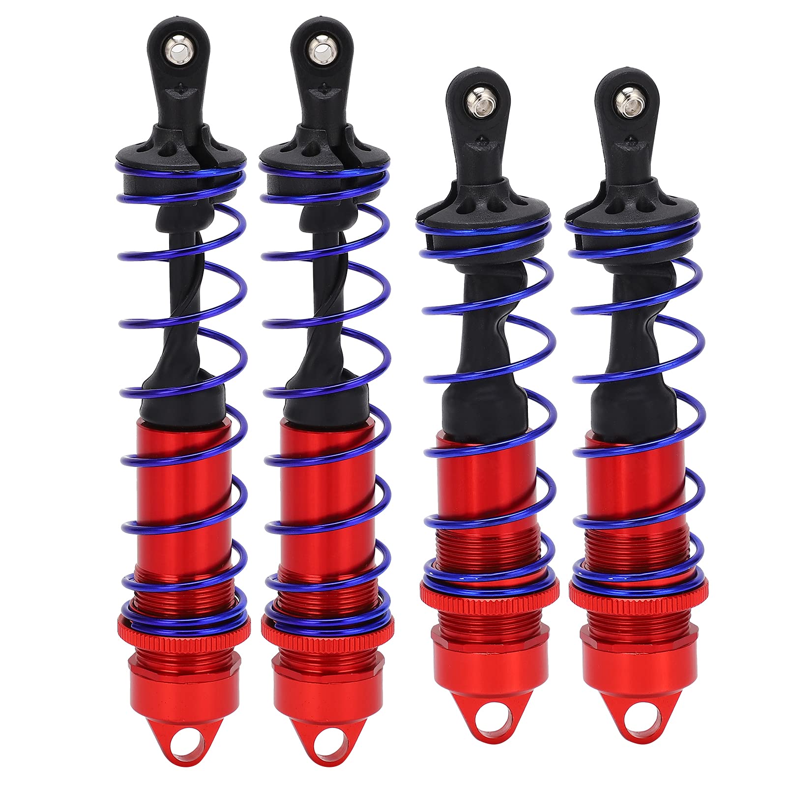 XIASABA 4PCS -Stoßdämpfer Absorber hohe Effizienz -Stoßdämpfung Starke Dämpfer Suspension für 1/8 RC -Fernbedienungsauto (Rot) von XIASABA