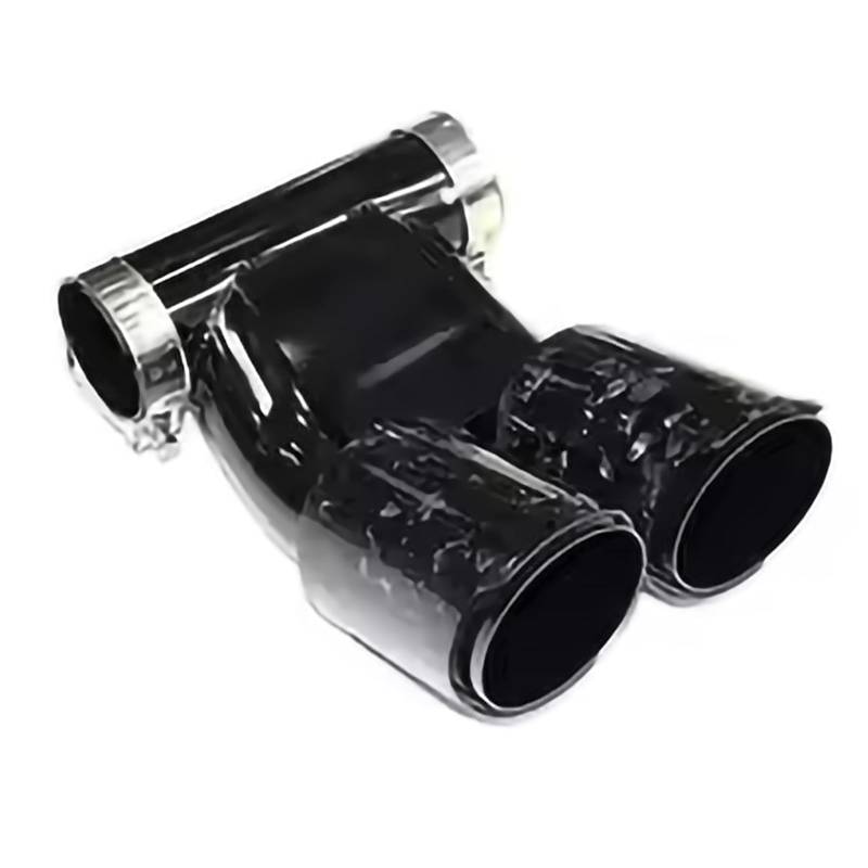 For 09-24 Porsche Cayman 981 987 718 Boxster Rectangular Exhaust Upgrade Dual Outlet Stainless Steel Muffler Exhaust Pipe von XIAXIAJIA