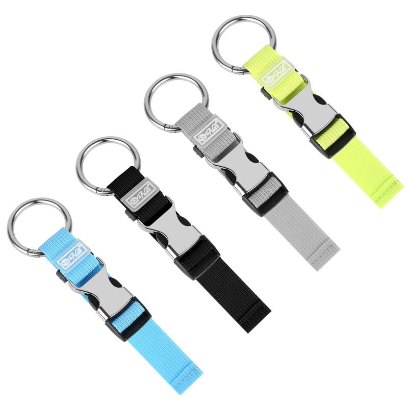 4 PCS Gepäckband Jackengreifer, Gepäck Hinzufügen Gepäckgurt, Hoch Langlebigkeit Verstellbare Gepäckband Reisezubehör für Mitführen Von Zusätzlichem Gepäck von XIEJ