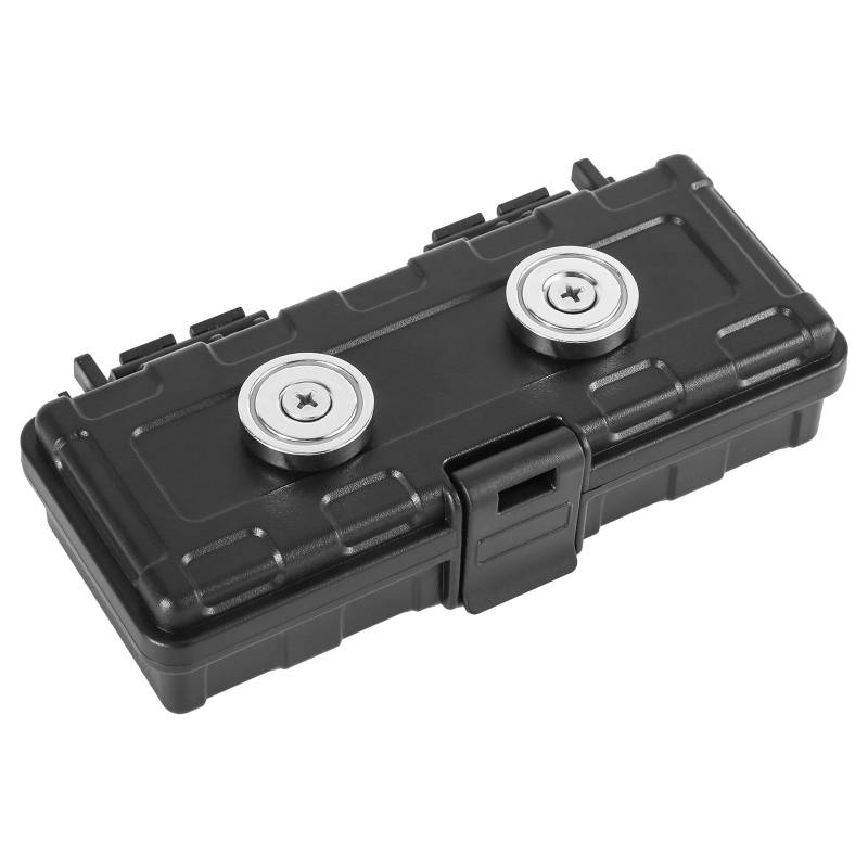 Magnetischer Schlüsselhalter unter Dem Auto, 15x7cm Magnetischer Schlüsselversteck zum Verstecken Eines Schlüssels für Reisen im Freien zum Verstecken von Schlüsseln Über USB Unter Autos von XIHIRCD