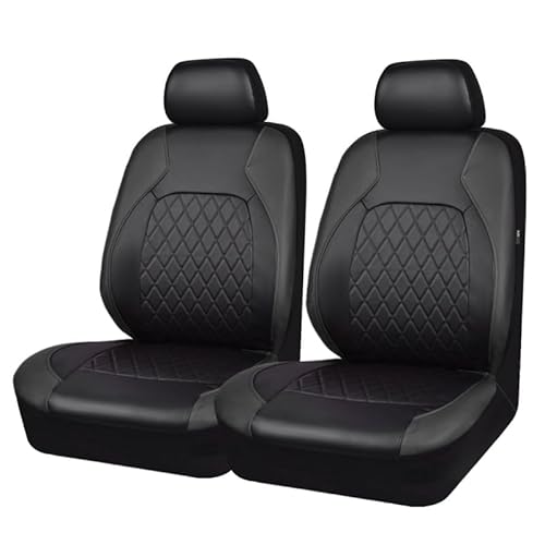 2 pcs Auto-Sitzbezüge Set, für Peugeot 207 CC Coupe - Cabriolet 2009-2015 Rutschfester Bequem Atmungsaktiv Herausnehmbar und waschbar Auto Zubehör Innenraum,A von XIIDSTR