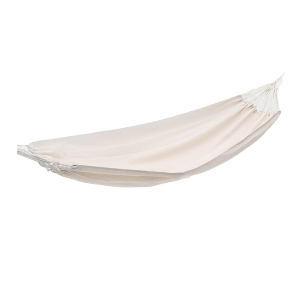 Hängematte Im Freien Hängematte Outdoor Camping Schaukel Camping Einzel Doppel Erwachsene Schlafen Anti-Rollover Verdickte Hängen Stuhl Hängematte(White,L) von XIMINGHE