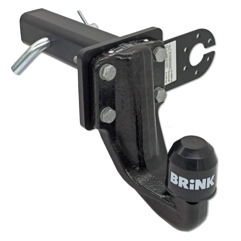 XIMPLIO Adapter Heavy Duty Einschub für AHK-Bock für US-Aufnahme 2“ US-Anhängerzugvorrichtung mit Lochbild 4 Loch - 83x56 mm (mit 4 Loch Kugelköpfe abgesenkt) von XIMPLIO