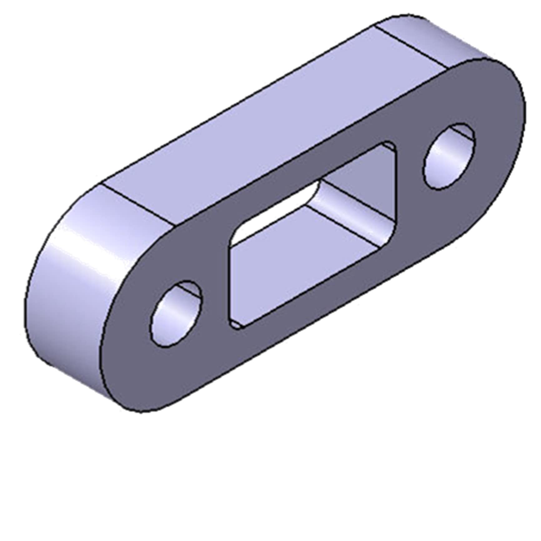 XIMPLIO Universelle Verlängerung 25mm Distanzblech für AHK Flanschkupplungen Anschraubplatte mit Lochbild 90mm (ohne Schraubenset, Lochbild 90mm, 25 mm) von XIMPLIO