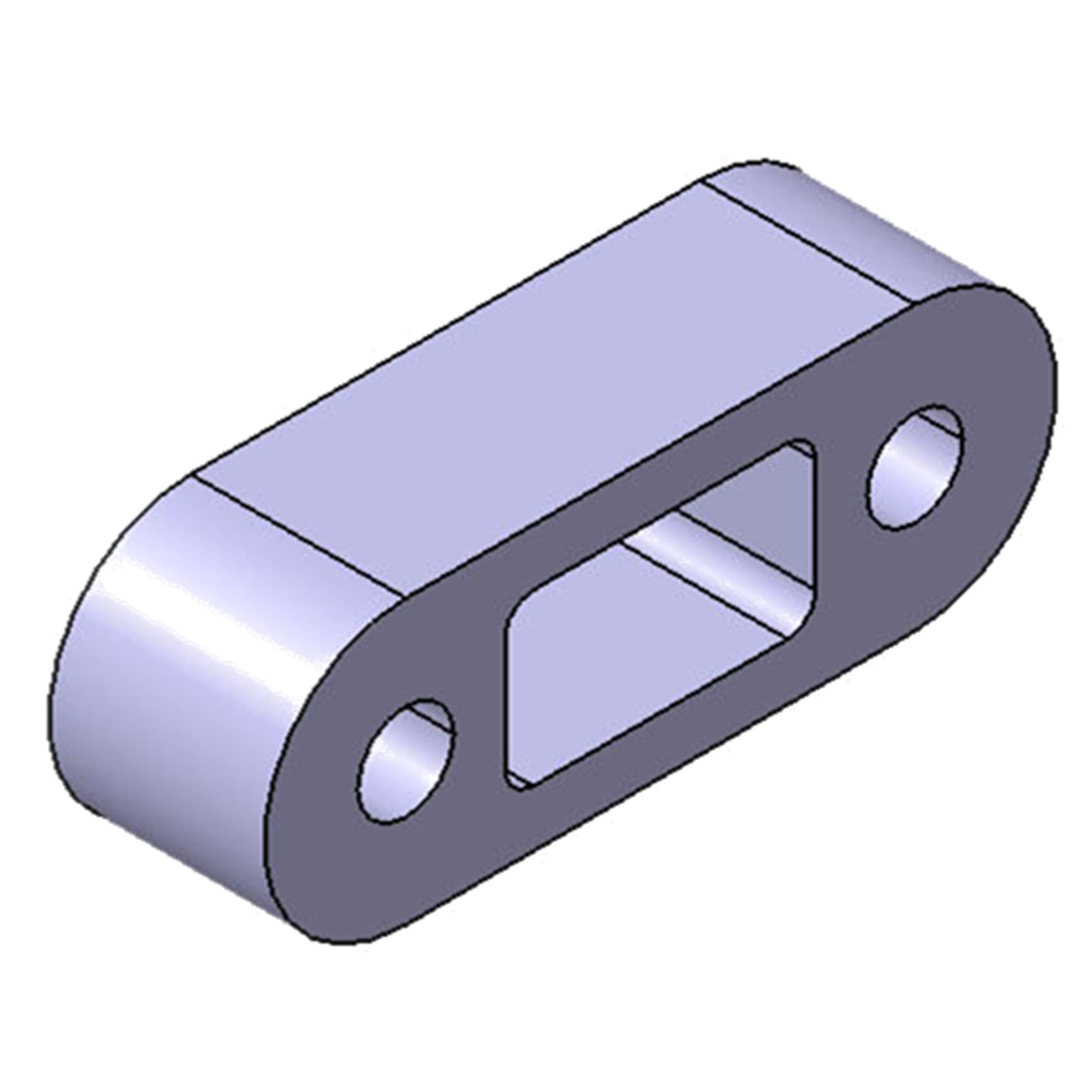 XIMPLIO Universelle Verlängerung 38mm Distanzblech für AHK Flanschkupplungen Anschraubplatte mit Lochbild 90mm (ohne Schraubenset, Lochbild 90mm, 38 mm) von XIMPLIO