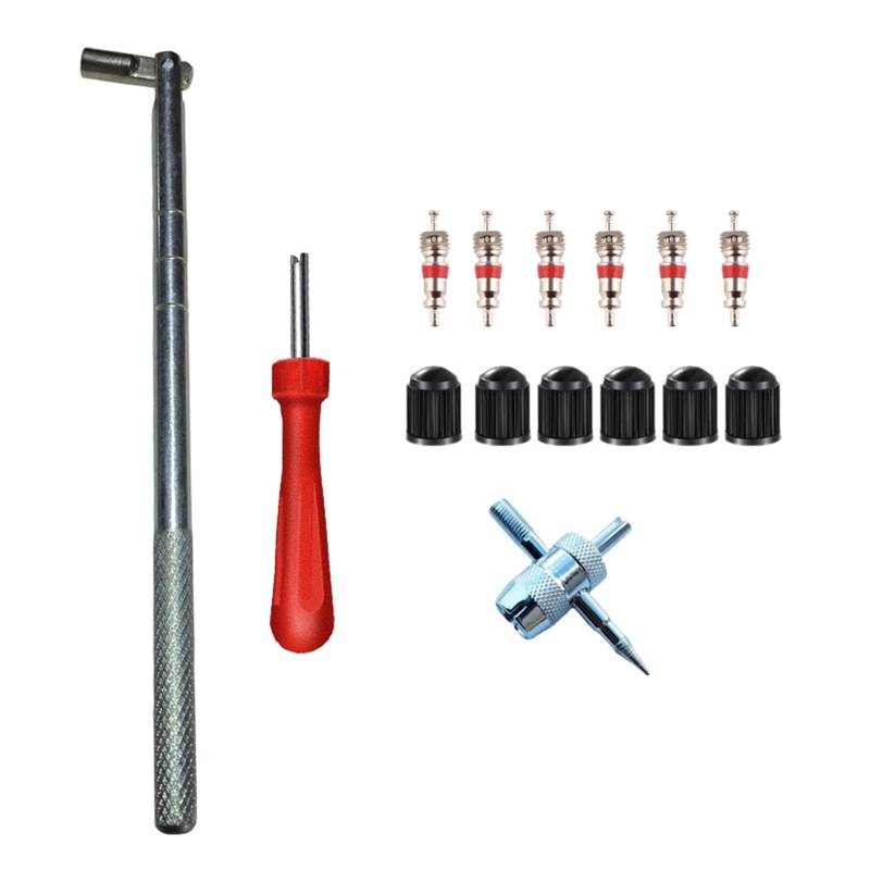 XINAJUND Autoreifenreparatur-Werkzeug-Kits, effizientes und praktisches Reifen-Abzieher-Set, Metall-Reifenreparaturwerkzeuge, vielseitiges Auto-Abzieher-Set von XINAJUND