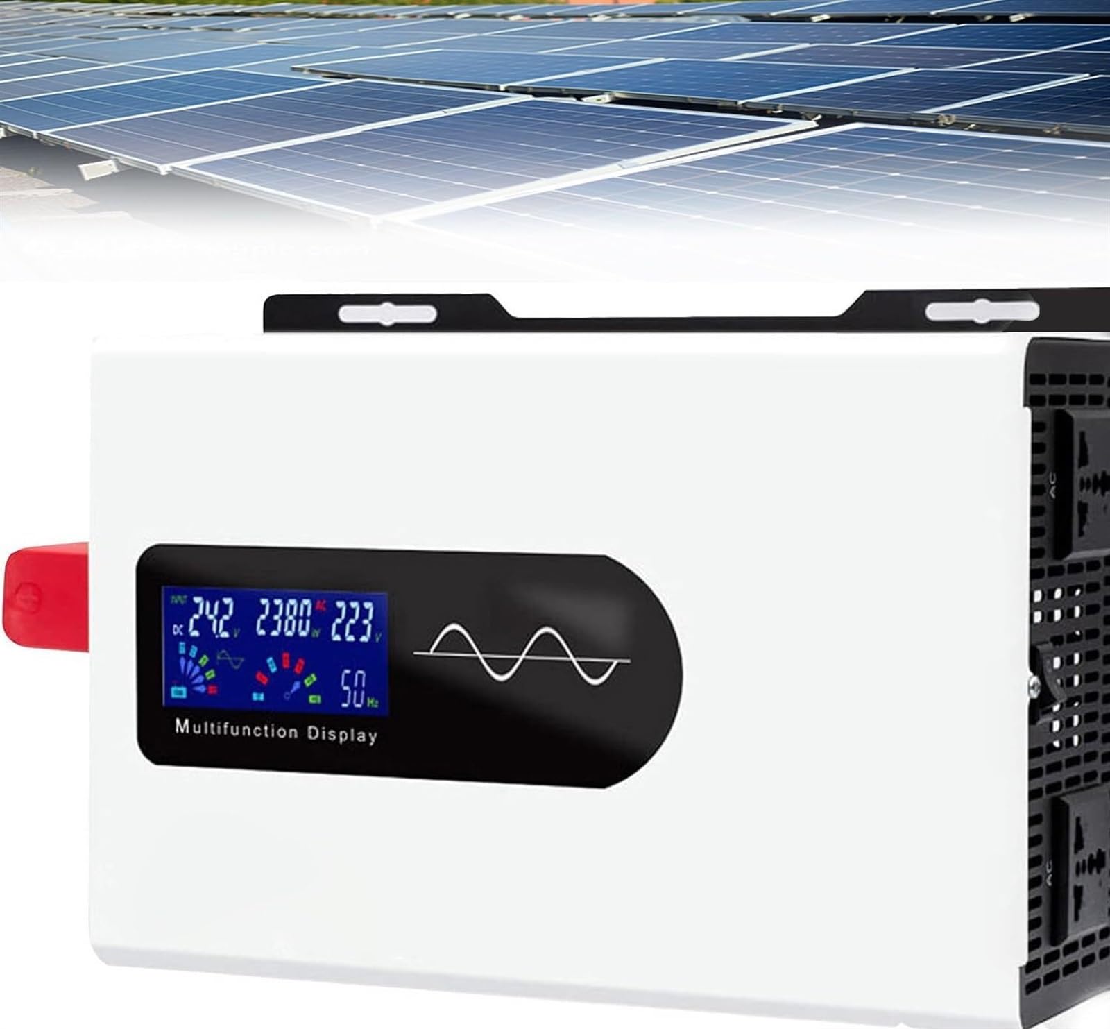 4500W 5200W 6600W 10000W Spannungswandler Reiner Sinus Wechselrichter DC 12V 24V 48V 60V 72V auf AC 230V mit Steckdose Autoladegerät Power Solar Inverter DC AC Umwandler Stromwandler(10000W,24Vto110V) von XINGSHANG