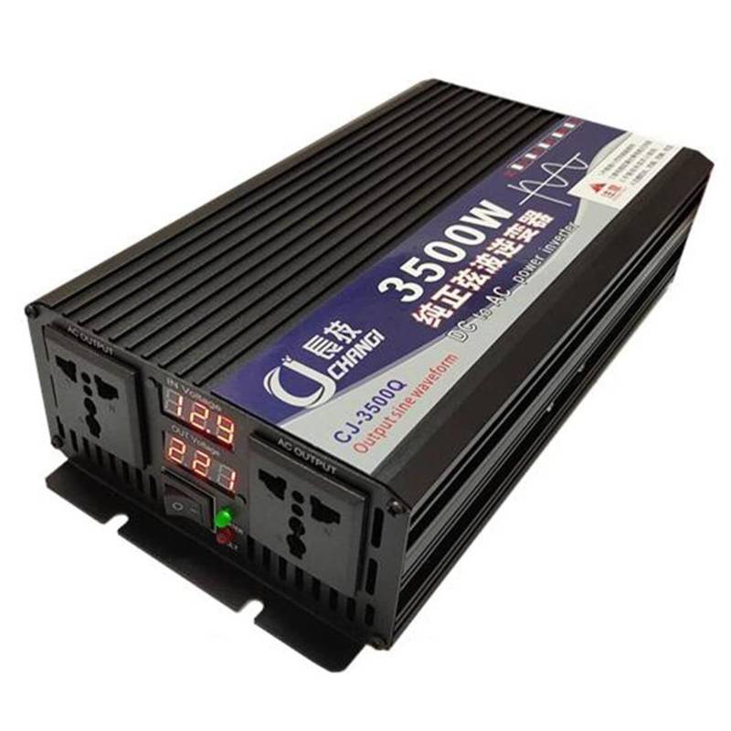 Pure Sine Wave Inverter 3500W 4000W 5000W 5500W Reiner Sinus Wechselrichter Auto Spannungswandler 12V 24V 48V 60V 72V auf 220V 230V KFZ Konverter Voltage Converter Transformator Adapter Umwandler(3500 von XINGSHANG