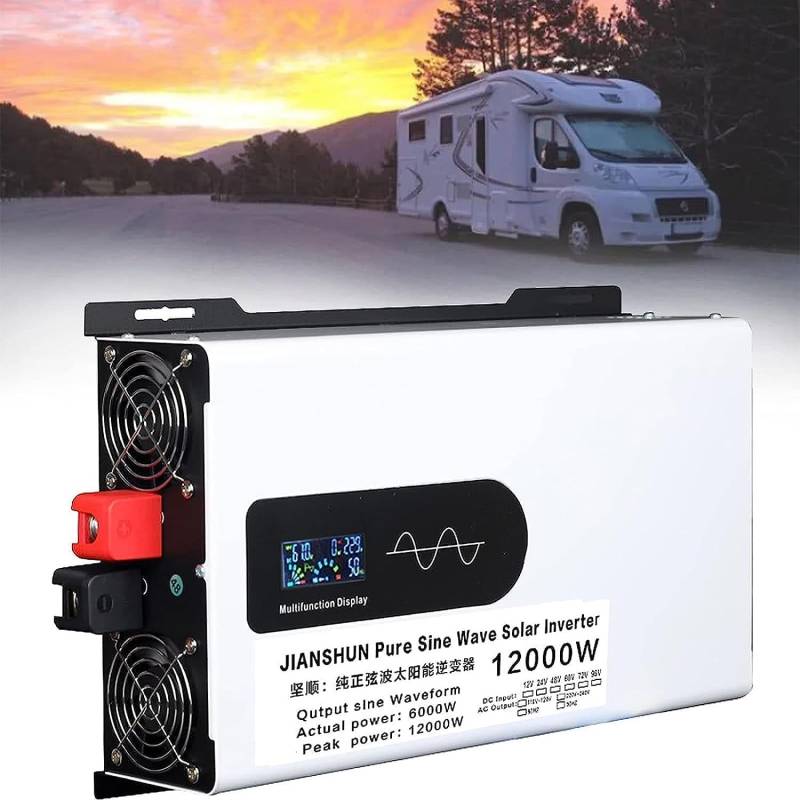 Reiner Sinus KFZ Wechselrichter 5000W 6000W 8000W 10000W 12000W Spannungswandler 12v 24v 48v 60v 72v 96v auf 220v 230v Pure Sine Wave Inverter Converter Auto konverter Adapter LKW (12000W,24Vto220V) von XINGSHANG