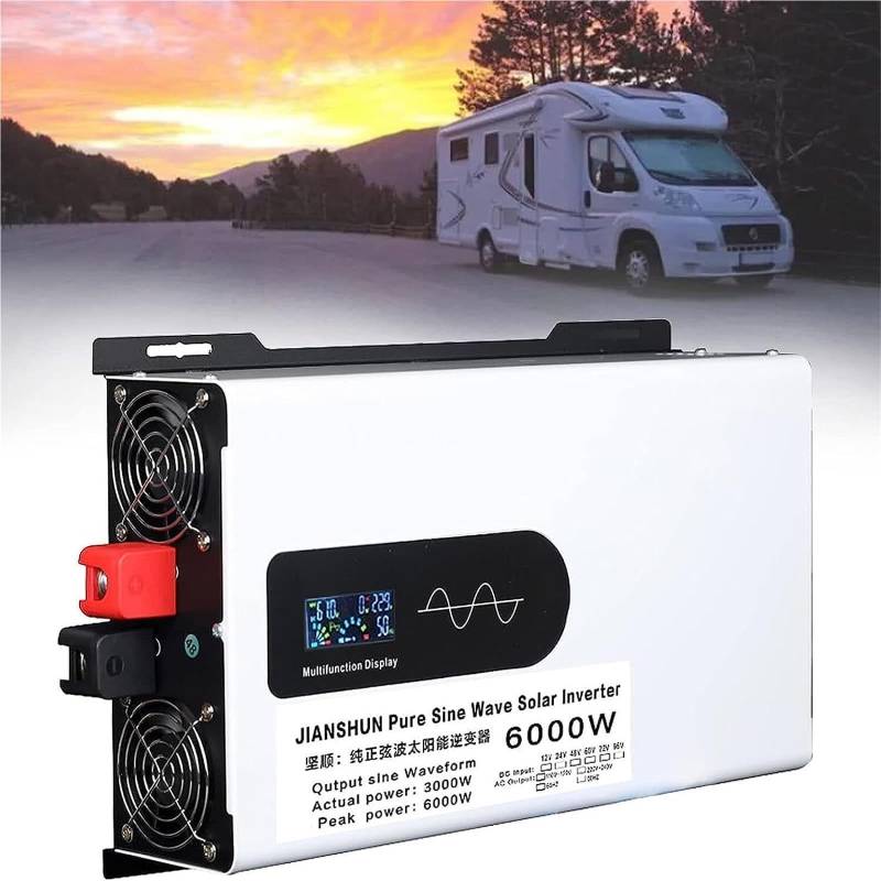 Reiner Sinus Wechselrichter 5000W 6000W 8000W 10000W 12000W 12V 24V 48V 60V 72V auf 220V 230V Reiner Sinus Spannungswandler Pure Sine Wave Power Inverter DC auf AC Umwandler Stromwandler Konverter(600 von XINGSHANG