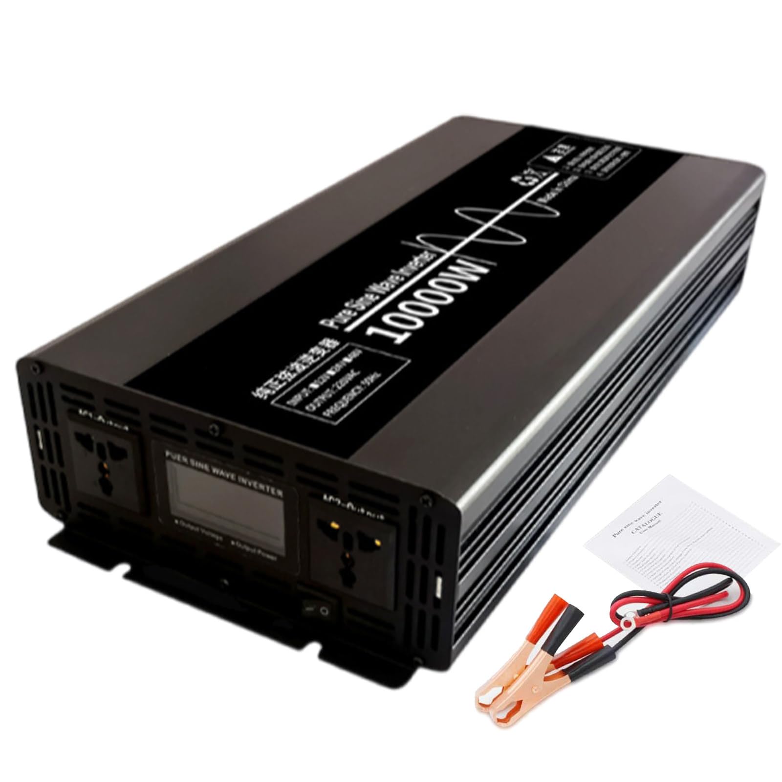 Wechselrichter Reiner Sinus 4500W 7000W 10000W kfz Spannungswandler DC 12V 24V 48V auf AC 230V Wandler Konverter Pure Sine Wave Power Solar Inverter Umwandler Stromwandler(10000W,48Vto220V) von XINGSHANG