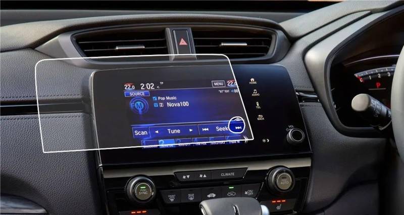 XINWELZ Kompatibel Mit CRV 2017 2012019 2020 2021 7 Zoll Auto-GPS-Navigation Displayschutzfolie Aus Gehärtetem Glas Auto Navi-Schutzfolie von XINWELZ