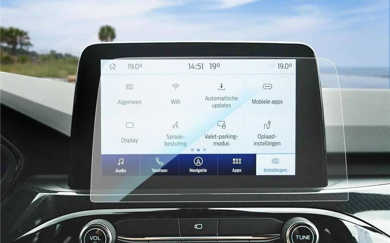XINWELZ Kompatibel Mit Ford Für Escape 2022 2023 Auto-GPS-Navigation 8-Zoll-Schutz Aus Gehärtetem Glas Auto-Innenausstattung Auto Navi-Schutzfolie von XINWELZ