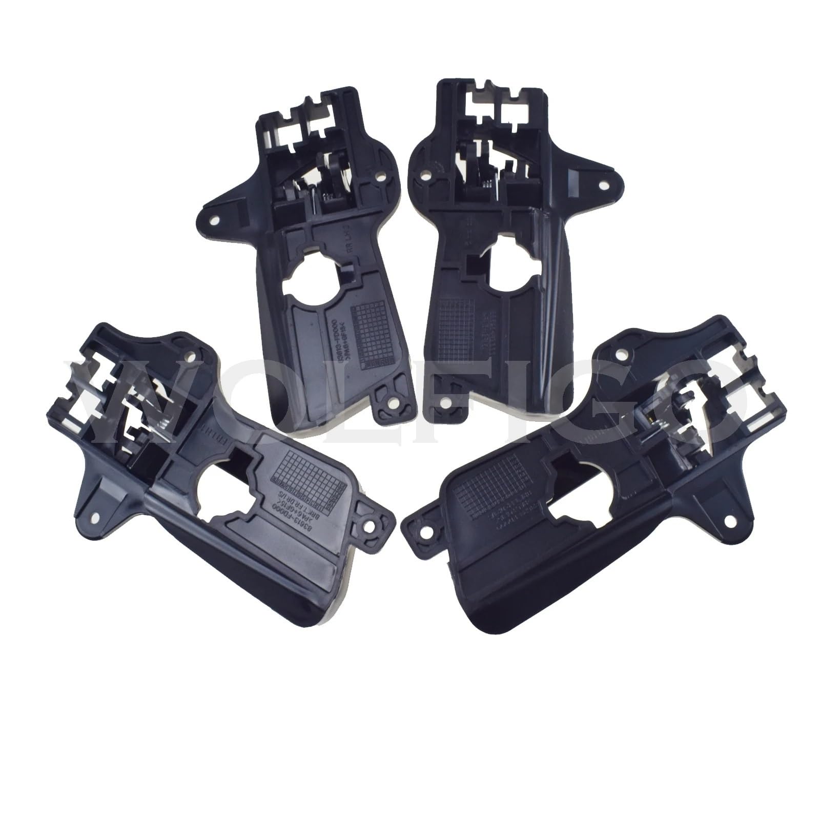 XINWELZ Kompatibel Mit Hyundai Für Elantra Touring 2009 Auto-Innentürgriff Griff Türschalter Auto-Innenausstattung Türgriff 826202L010 Autoinnenraum Türgriff(Black,4PCS) von XINWELZ