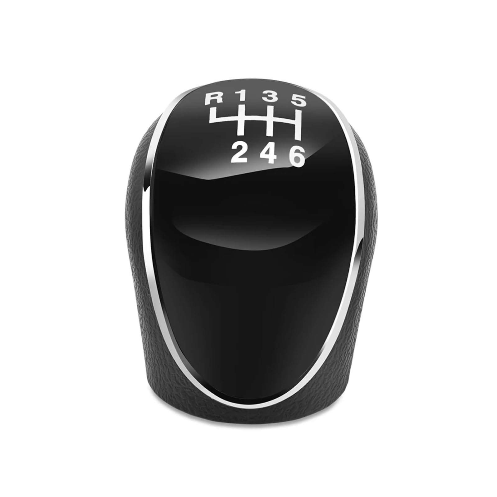 XINWELZ Kompatibel Mit SsangYong Für Actyon Für Korando 6 Für Geschwindigkeitsschaltknauf Auto Auto Manueller Schalthebel Stick Head Handball Knob Shifter Gang Schaltknauf(Black) von XINWELZ