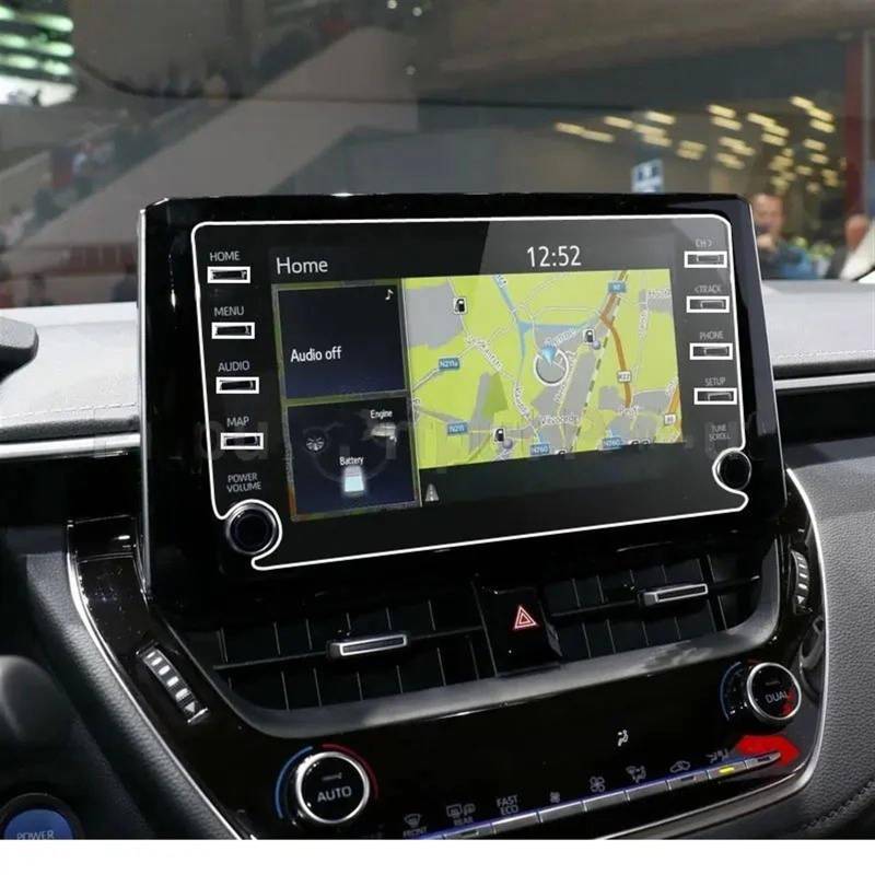 XINWELZ Kompatibel Mit Toyota Für Camry 2021 2022 9 Zoll Auto GPS Navigation Displayschutzfolie Aus Gehärtetem Glas Auto Navi-Schutzfolie von XINWELZ