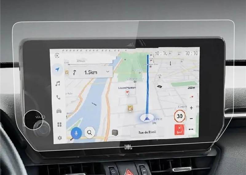 XINWELZ Kompatibel Mit Toyota Für RAV4 50 Serie 2023 10,5 Zoll Auto-GPS-Navigation, Displayschutzfolie Aus Gehärtetem Glas Auto Navi-Schutzfolie von XINWELZ