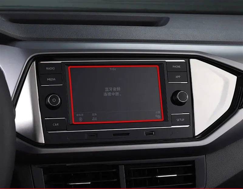 XINWELZ Kompatibel Mit VW Für Taos 2022 Auto-GPS-Navigation Displayschutzfolie Aus Gehärtetem Glas Auto-Innenausstattung Auto Navi-Schutzfolie von XINWELZ