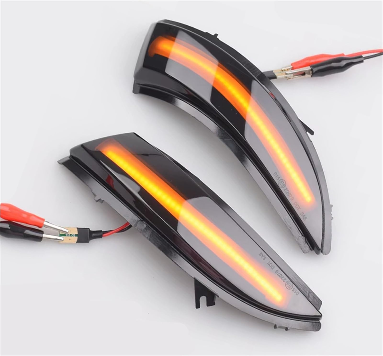 XINWELZ Rückspiegel Blinker Lampe Kompatibel Mit Für Clio IV 2013 2014 2015 2016 1 Paar Auto Links Rechts Rückspiegel Blinkerlampe Licht von XINWELZ