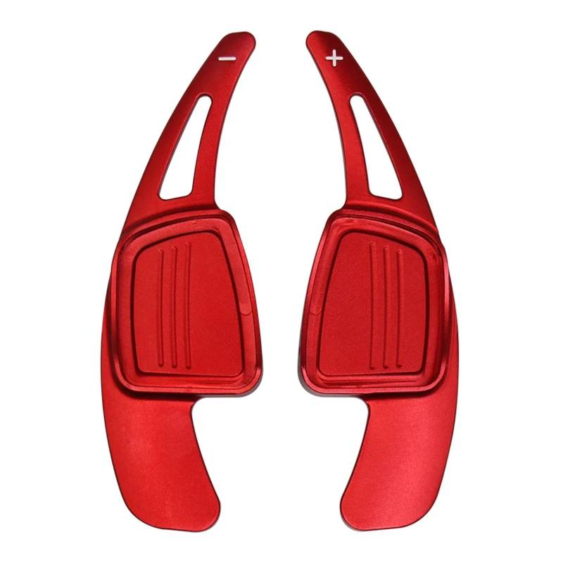 XINWELZ Shifter Paddles Kompatibel Mit Für A3 S3 Für Facelift S4 B9 A5 S5 Q2 Q5 2017 2018 2019 Schaltwippen Autolenkradpaddel-Verlängerung Quick Shifter(Red) von XINWELZ