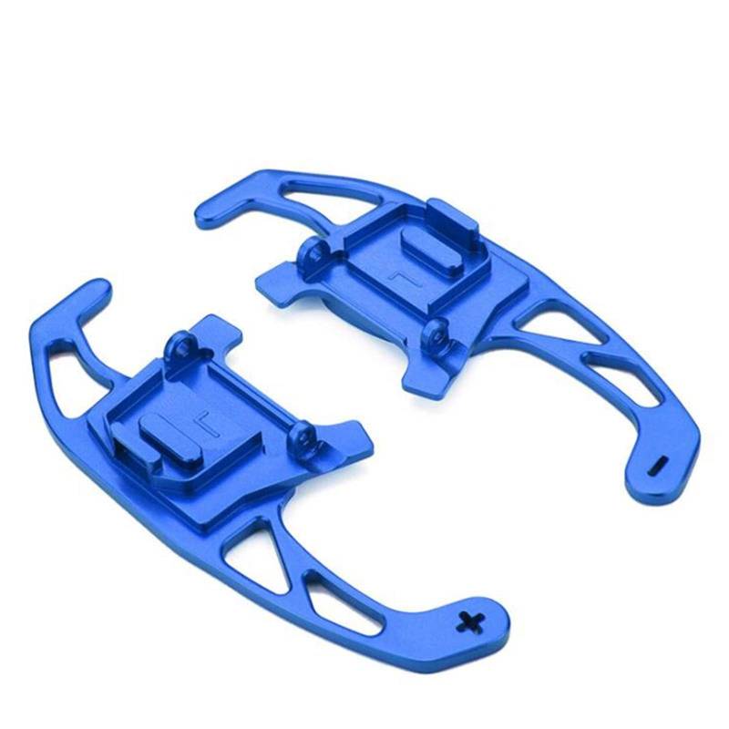 XINWELZ Shifter Paddles Kompatibel Mit Für Polo 6C Für GTI 1.8T 2015 2016 2017 2018 2019 Auto-Schaltwippen Auto-Innenteile Schaltwippenverlängerungen(Blue) von XINWELZ