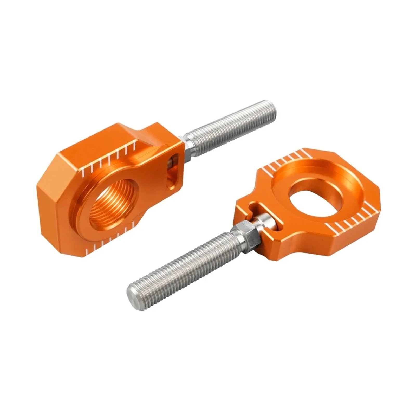 XIOKLM 20 mm Hinterachsblock-Kettenversteller, kompatibel mit SX SX-F EXC EXC-F XC XC-F XC-W XCF-W 85 125 200 250 300 350 400 450 500 530 (Oranje) von XIOKLM