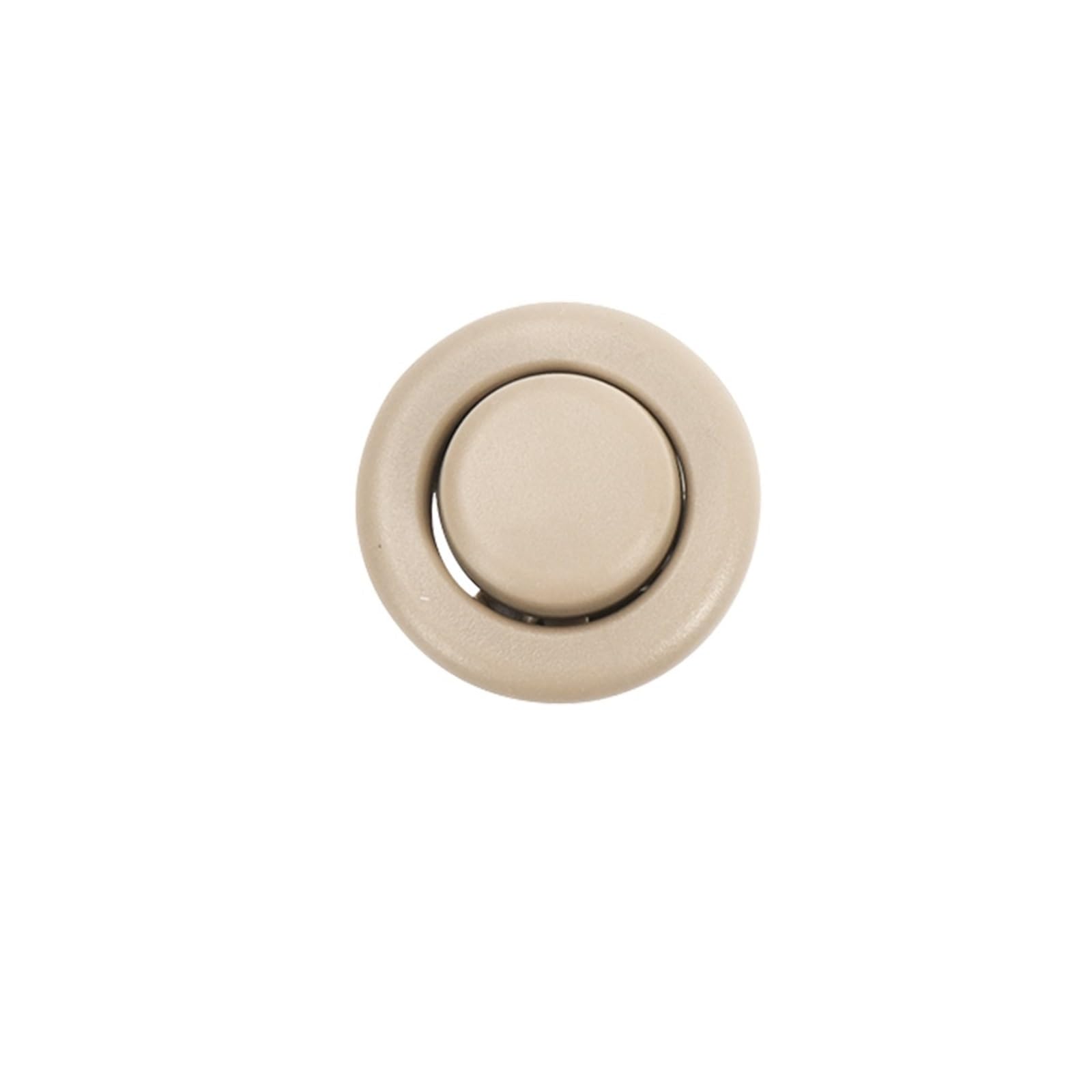 XIOKLM Kompatibel 5er Serie F10 F18 Auto Rücksitz Kopfstütze Tastenabdeckung Einstellschalter Sitzzubehör 52207251368 (Beige) von XIOKLM