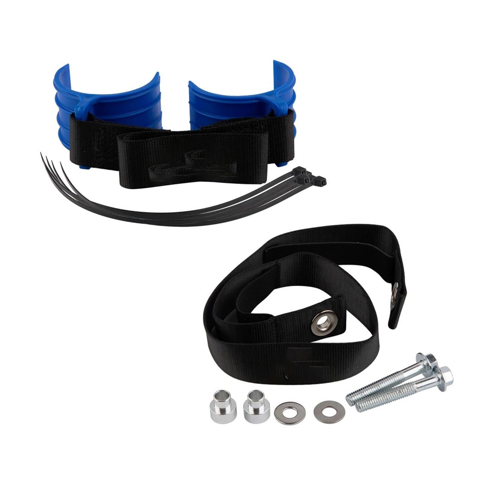 XIOKLM Motorrad-Haltegurt, Zuggurt, Rettungsset, Renngrube, Schmutz, Zubehör, Universal/Zuggurt (ein Set blau) von XIOKLM