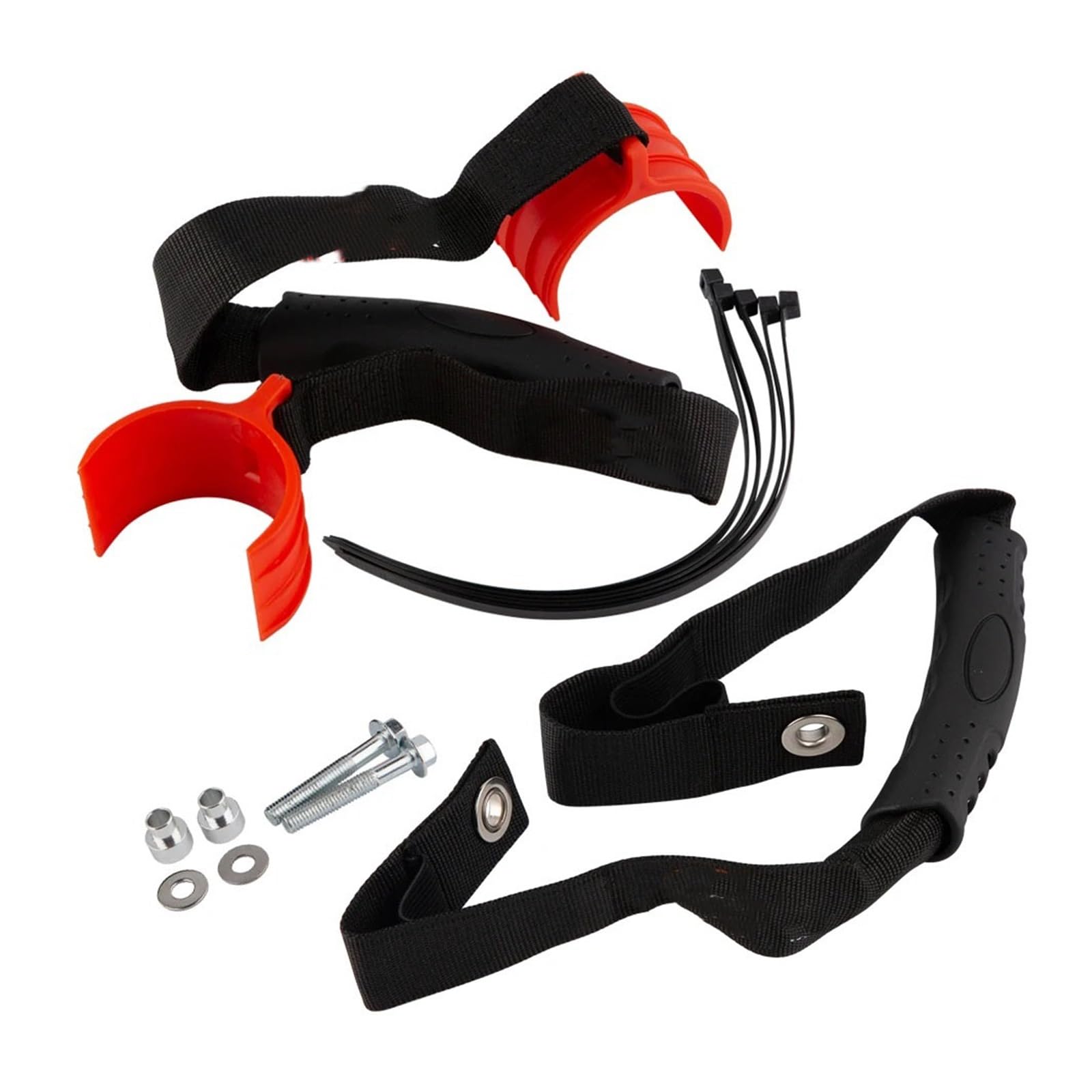 XIOKLM Motorrad Haltegurt Pull Sling Belt Rescue Kit Racing Pit Dirt/Zubehör Universal/Zuggurt (B Set rot) von XIOKLM