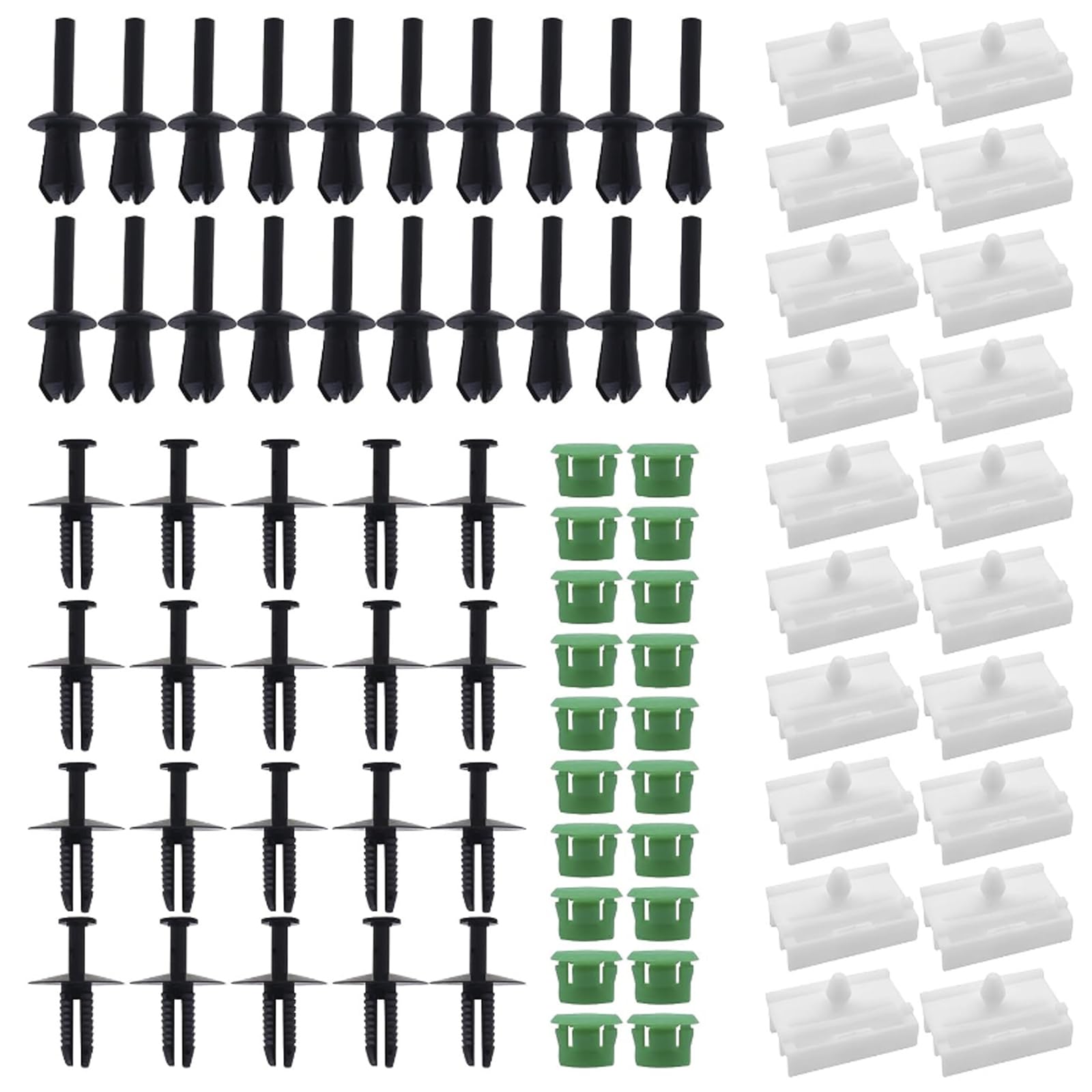 20 Stück Seitenschweller Clips Kit E46 Seitenschweller Clips Türverkleidungen Befestigungs Clips e46 Türverkleidung Clips mit 3er E32/E36/ E46/ E90/ E91 51711932996/51118174185 / 5111014103 von XIONGXIAOZHI